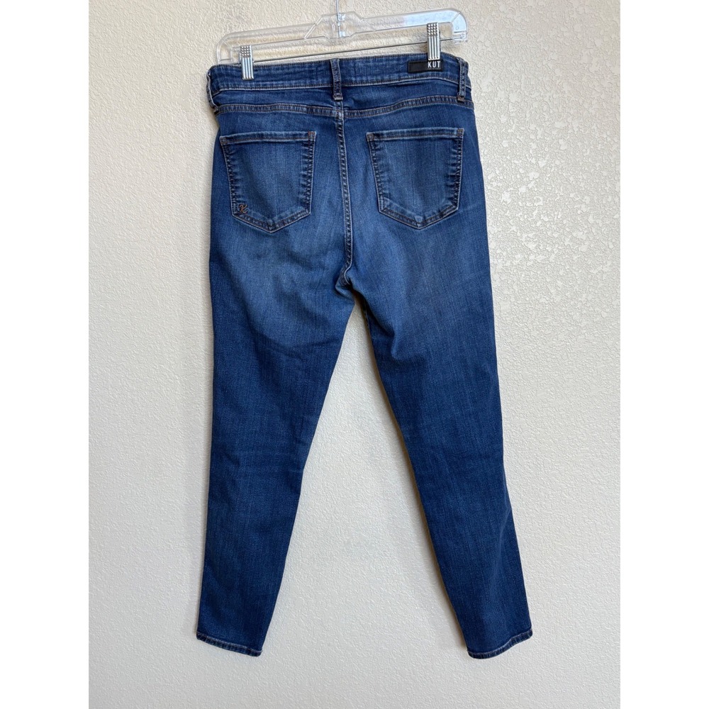 Kut From The Kloth Classic High-Rise Blue Women’s Skinny Ankle Jeans - Picture 3 of 9